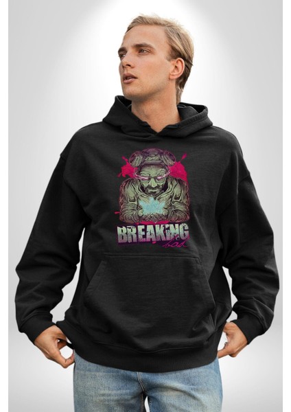 Breaking Bad Kadın Erkek Siyah Kapüşonlu Sweatshirt Hoodie fırsatları