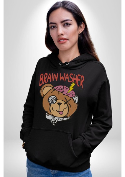 Beyin Yıkama Kadın Erkek Siyah Kapüşonlu Sweatshirt Hoodie fiyatları