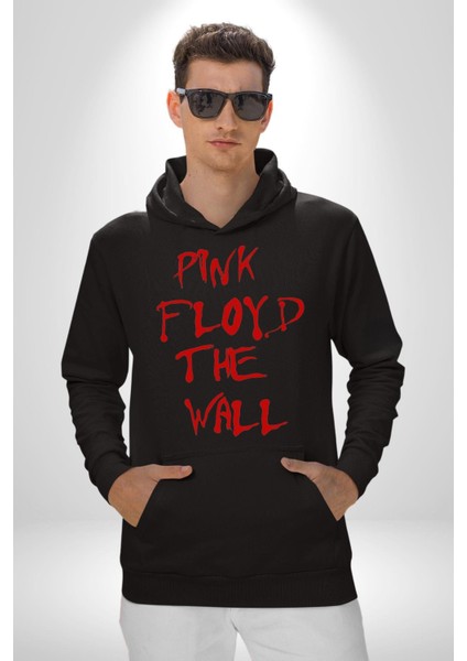 Pink Floyd The Wall Kadın Erkek Siyah Kapüşonlu Sweatshirt Hoodie