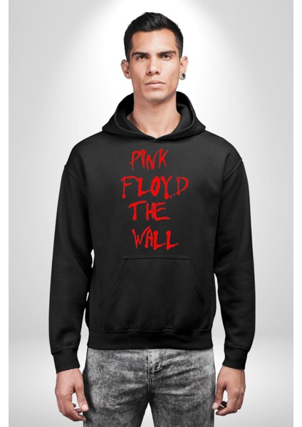 Pink Floyd The Wall Kadın Erkek Siyah Kapüşonlu Sweatshirt Hoodie fırsatları