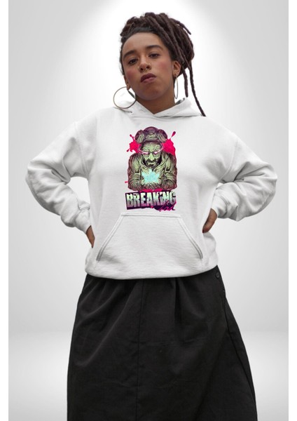 Breaking Bad Kadın Erkek Beyaz Kapüşonlu Sweatshirt Hoodie fiyatları