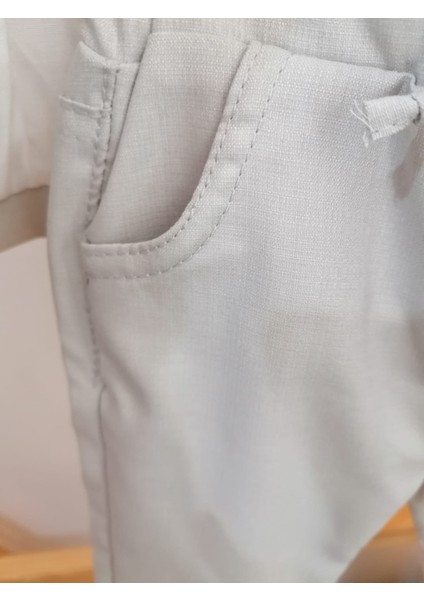 Papyonlu Ceketli Gri 4'lü Erkek Bebek Takım Mevlüt Özel Gün Kıyafeti Düğün Bebek Hediyesi indirimleri