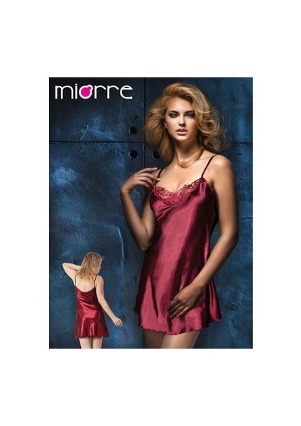 Ince Askılı Güpürlü Mini Saten Gecelik fiyatları