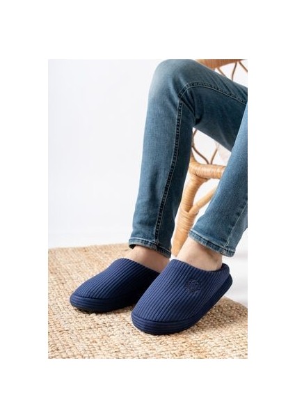 Unisex Nakışlı Kadife Ev Terliği modelleri
