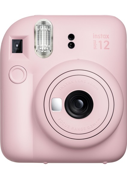 Mini 12 Pembe Fotoğraf Makinesi 10'lu Film Şeffaf Kılıf