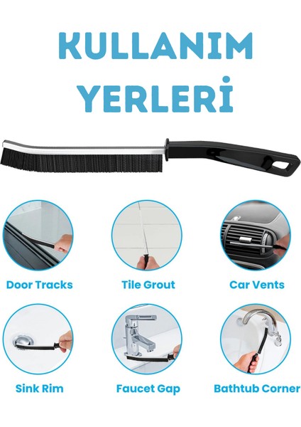 Çok Amaçlı Ince Temizlik Fırçası Derz Arası Banyo Mutfak Lavabo Detay Temizleme Fırçası 2 Adet fırsatları