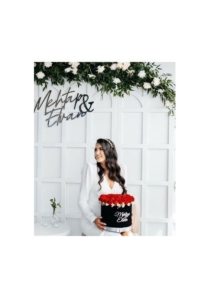 Isteme Kutusu ( Hızlı Teslimat) Isteme Çiçeği, Isteme Buketi, Kız Isteme Buketi, Kutuda Güller