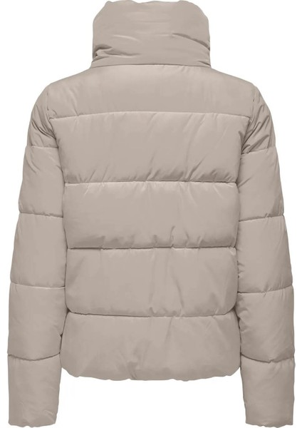 Kadın Mont Bej 15295424 Onlnewcool Puffer