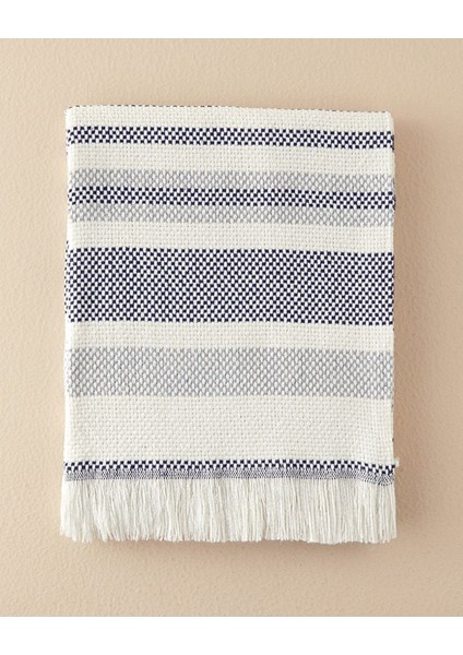 Gri Renkli Modern Koltuk Şalı, Ev Dekorasyonuna Şıklık Katıyor, Pamuk Polyester 130x170