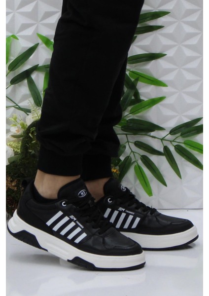 242 2060 Siyah Beyaz Rahat Orijinal Ürün Erkek Spor Ayakkabı