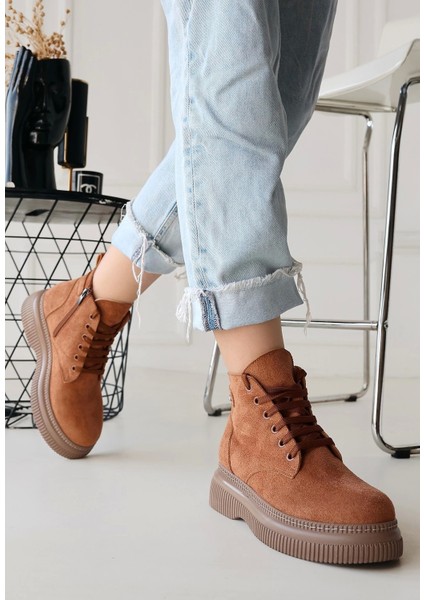 Jiwa Taba Süet Bağcıklı Bot fiyatları