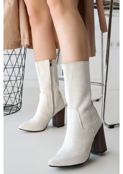 Kiant Bej Süet Topuklu Bot fiyatları