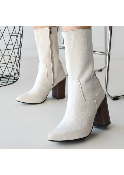 Kiant Bej Süet Topuklu Bot fırsatları