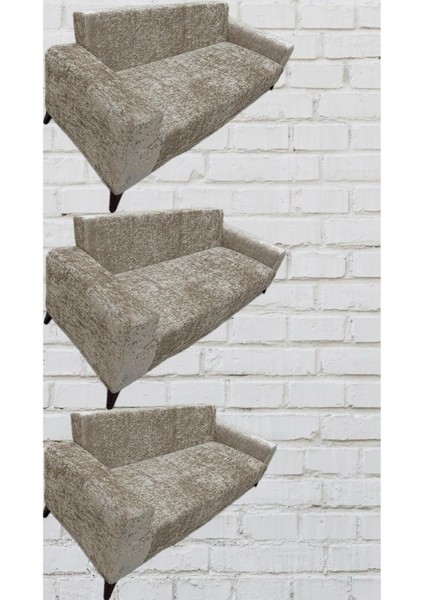 Kadife koltuk örtüsü, şık ve konforlu ev dekoru için ideal 180x220 kahverengi
