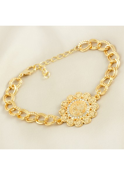 Osmanlı Tuğralı Taşlı Bileklik