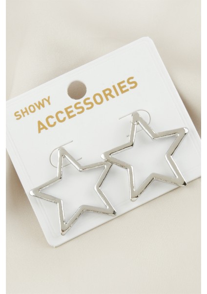 Yıldız Yeni Sezon Metal Küpe