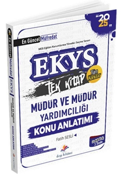 2025 MEB EKYS Müdür ve Müdür Yardımcılığı Konu Anlatımı