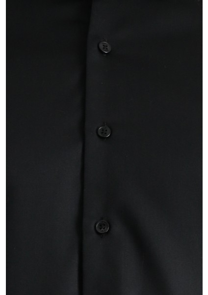 Uzun Kol Slim Fit Dar Kesim Pamuklu Non Iron Saten Klasik Gömlek indirimleri