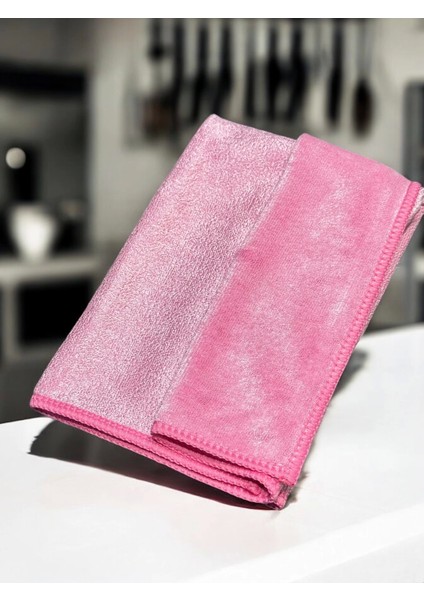 Süper Yüzey Temizlik Bezi 40 x 40 cm Pembe