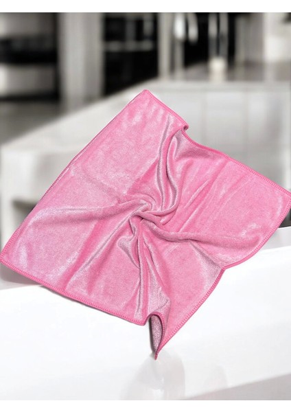 Süper Yüzey Temizlik Bezi 40 x 40 cm Pembe
