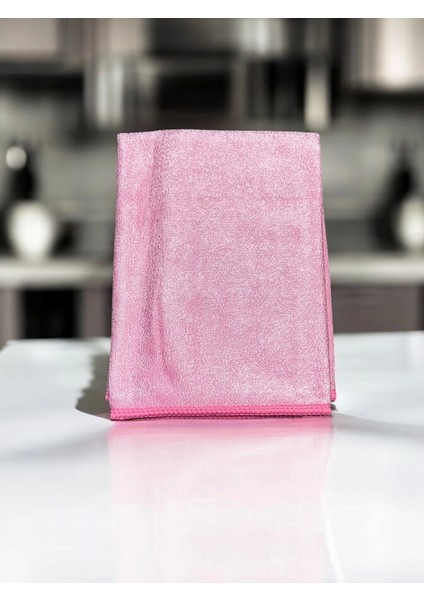 Süper Yüzey Temizlik Bezi 40 x 40 cm Pembe