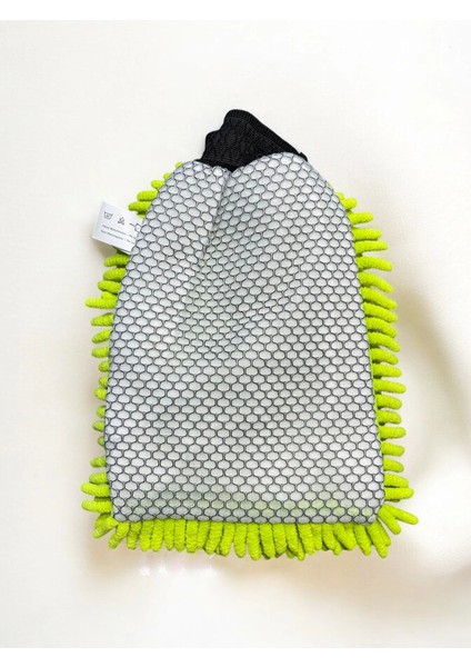 Alman Teknolojisi Mikrofiber Çift Taraflı Oto Yıkama Eldiveni