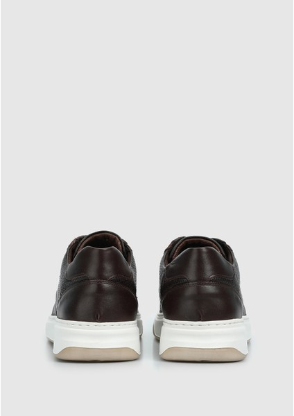 Kahve Deri Erkek Sneaker fırsatları