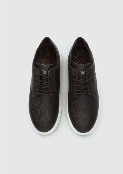 Kahve Deri Erkek Sneaker indirimleri