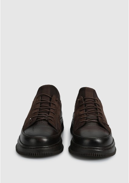 Kahve Deri Erkek Ayakkabı modelleri