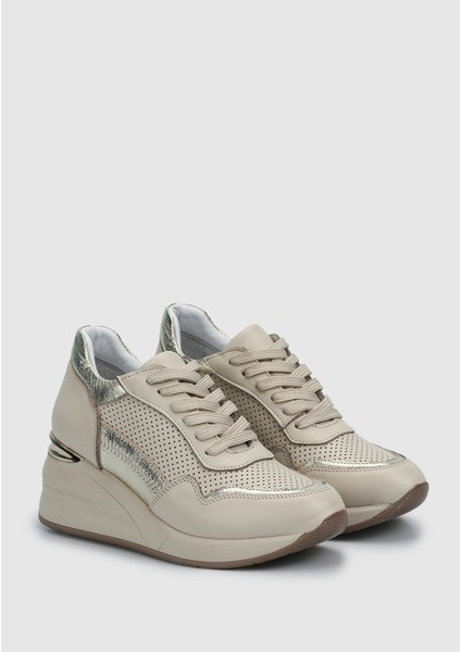 Bej Deri Kadın Sneaker fiyatları