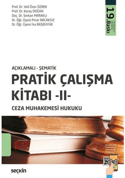 Pratik Çalışma Kitabı 2 Ceza Muhakemesi Hukuku - Veli Özer Özbek