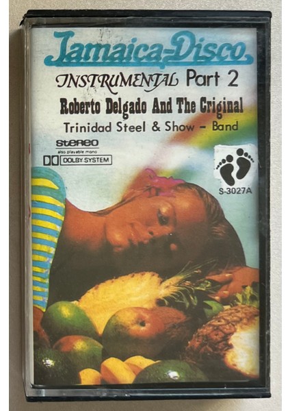 Roberto Delgado Jamaica Disco Instrumental Part 2 Kaset (Dönem Stüdyo Baskı Kaset)