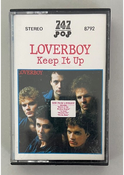 Loverboy Keep It Up Kaset (Dönem 747 Suudi Arabistan Baskı Kaset)