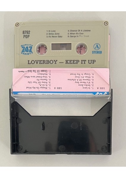 Loverboy Keep It Up Kaset (Dönem 747 Suudi Arabistan Baskı Kaset)