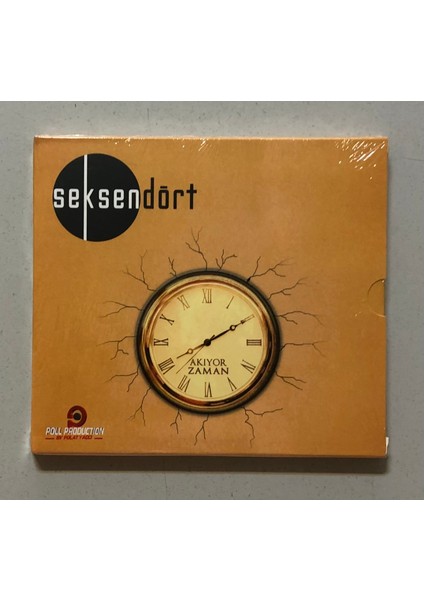 Seksendört Akıyor Zaman CD (Jelatininde Sıfır Orjnal 2011 Baskı Cd)