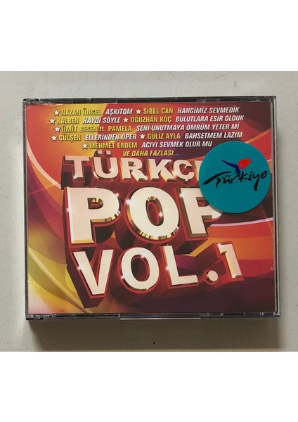 Türkçe Pop Vol 1 3 CD 30 Şarkılık CD Seti (Jelatininde Sıfır Orjnal 3 Cd)