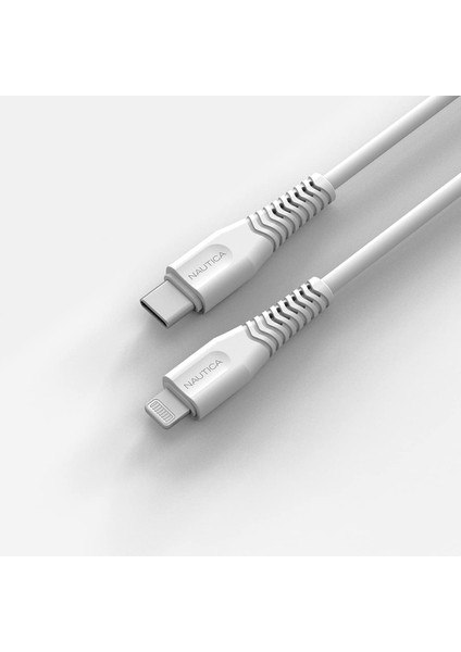 C100 Usb-C To Lightning Pd 18W Hızlı Şarj ve Data Kablosu 1.2 Metre Beyaz