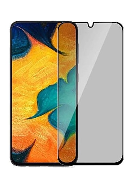 Huawei Y6 2019 Uyumlu Gizlilik Filtreli 5d Hayalet Ekran Koruyucu Cam (Siyah)