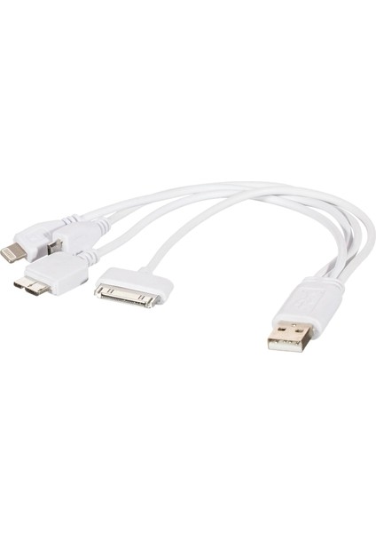 SL-IP59 USB To Iphone4/lightning+Note3 Micro 5pin Çevirici Kablo