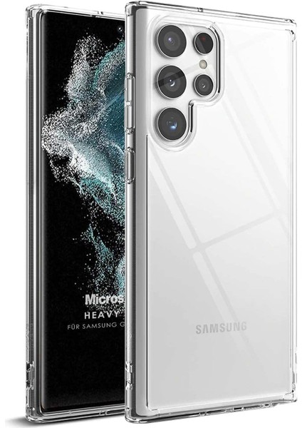 Samsung Galaxy S22 Ultra Için Kılıf Heavy Drop Şeffaf [galaxy S22 Ultra ile Uyumlu Kılıf - Şeffaf]