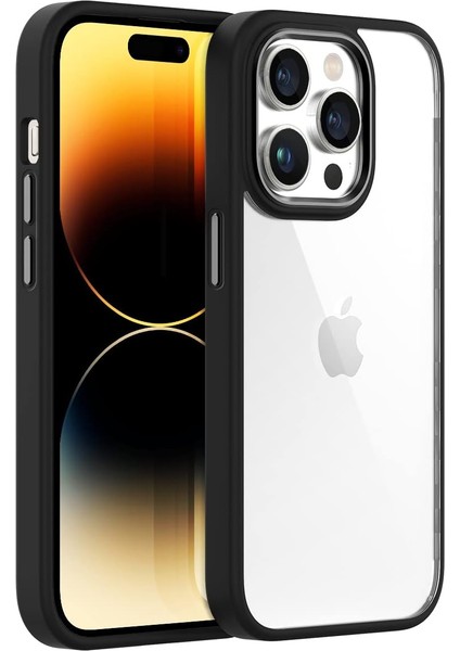 iPhone 14 Pro New Air Bumper Kılıf, Koruyucu Telefon Kılıfı (Siyah)