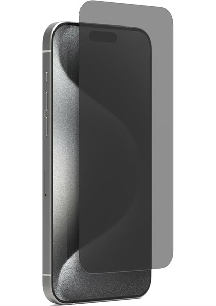 Apple iPhone 16 Uyumlu Hayalet Ekran Koruyucu Yandan Görünmeyen Ekranı Tam Kaplayan Gizlilik Filtreli Görünmez Full Cam