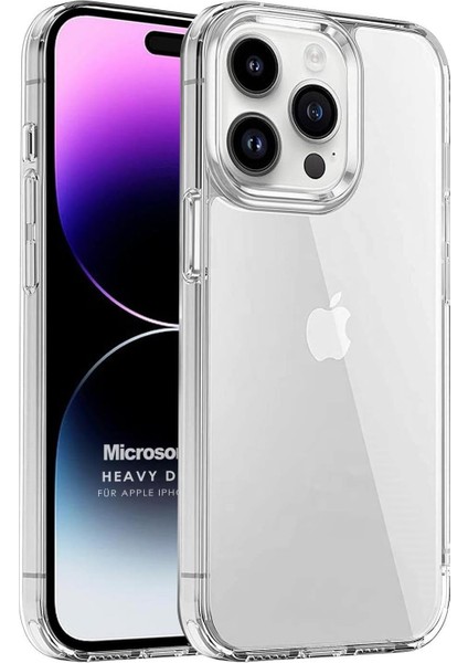 Apple iPhone 14 Pro Max Için Kılıf Heavy Drop Şeffaf [iphone 14 Pro Max ile Uyumlu Kılıf - Şeffaf]