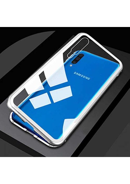 Samsung Galaxy M30 ile Uyumlu Devrim Gri Cep Telefonu Kılıfı