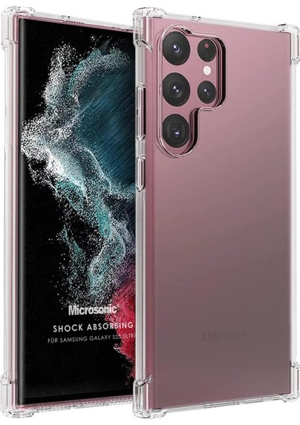 Samsung Galaxy S23 Ultra Için Kılıf Shock Absorbing Şeffaf [galaxy S23 Ultra ile Uyumlu Kılıf - Şeffaf]