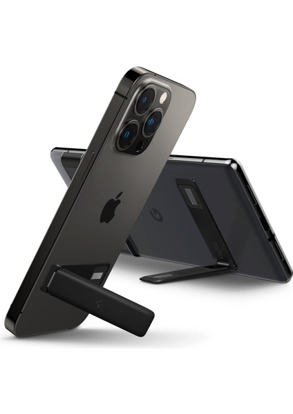 U101 Universal Metal Kick Stand Tüm Cihazlarla Uyumlu (Video ve Oyun Ayağı) Black - AMP03029