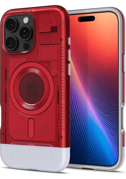 iPhone 16 Pro Kılıf Classic C1 Magfit Magsafe Özellikli Ruby - ACS08154