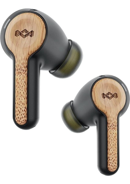 Of Marley Rebel Kulak Içi Bluetooth Kulaklık, Sürdürülebilir Üretim, Kablosuz Ses, Şarj Edilebilir ve Dokunmatik Kontrol Fonksiyonlu, 30 Saat Çalma Süresi, Şık ve Taşınabilir Şarj Kılıfı ile