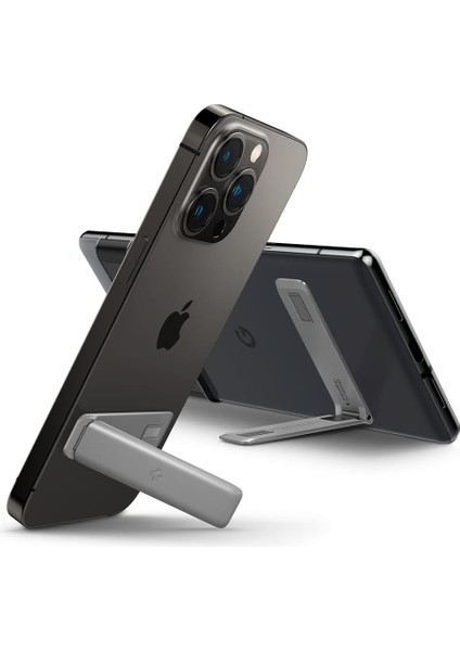 U101 Universal Metal Kick Stand Tüm Cihazlarla Uyumlu (Video ve Oyun Ayağı) Silver - AMP03030