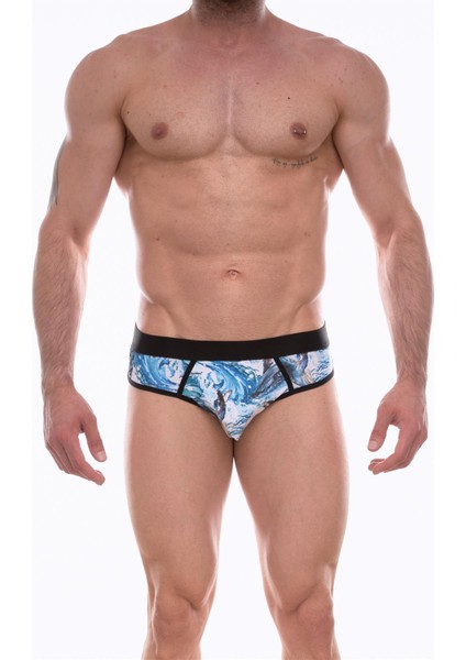 Erkek Desenli Jockstrap Çamaşır
